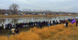Morning Ceremony at Standing Rock. Photo: R. Fabian